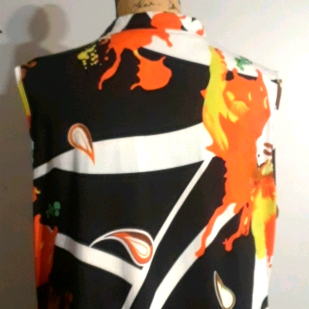 Hi/Low White Mark Dress - Picture 4 of 5